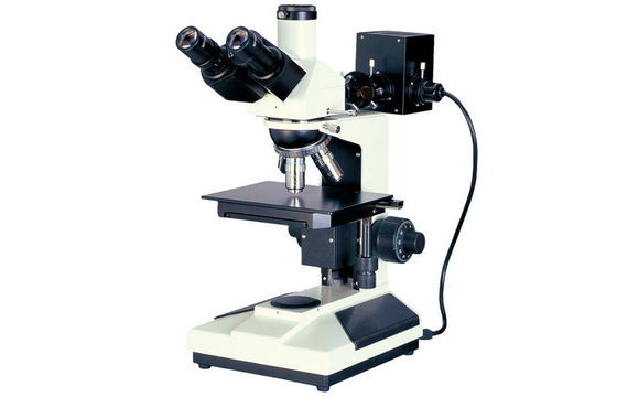 China Upright Metallurgical Microscope , Vertical Illumination Reflected Light Microscope supplier