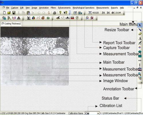 Metalurjik Mikroskoplar İçin Metalografik Görüntü Analiz Yazılımı MetaVision